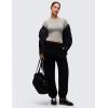 imageCRZ YOGA Softembrace Long Sleeve Shirts for Women Soft Crew Neck Fall Basic Tight Tops Fitted Casual Going Out TShirtsRock Grey