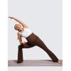 imageCRZ YOGA Women Butterluxe Maternity Flare Leggings with Pockets 31quot  Workout Active Yoga Pregnancy Pants Over The Belly SoftLava Brown