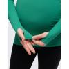 imageCRZ YOGA Womens Butterluxe Long Sleeve Maternity Tops Crewneck Pregnancy Basic Shirts Soft Athletic Yoga Casual Tee BlousesCascadia Green