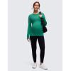 imageCRZ YOGA Womens Butterluxe Long Sleeve Maternity Tops Crewneck Pregnancy Basic Shirts Soft Athletic Yoga Casual Tee BlousesCascadia Green