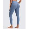 imageCRZ YOGA Womens Butterluxe No Front Seam Yoga Leggings 25quot  High Waisted Lounge Pants Pilates Workout Athletic Buttery SoftWashed Denim