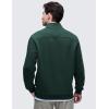 imageCRZ YOGA Fleece Lined Half Zip Sweatshirts for Men Mock Neck Pullover Sweat Shirts Casual Workout Daily SweatersLegend Green