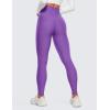 imageCRZ YOGA Womens Fleece Lined Leggings 28  Thermal Winter Warm Full Length Pants Casual Lounge Yoga WorkoutRoyal Lilac