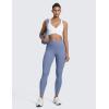 imageCRZ YOGA Secretsculpt Womens Butterlift Scrunch Butt Workout Leggings 25quot  No Front Seam High Waisted Yoga Pants BootyOasis Blue