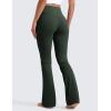 imageCRZ YOGA Womens Butterluxe High Waist Flare Pants 29quot  305quot  32quot  335quot  Yoga Bootcut Wide Leg with Pocket LoungeLegend Green