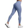 imageCRZ YOGA Secretsculpt Womens Butterlift Scrunch Butt Workout Leggings 25quot  No Front Seam High Waisted Yoga Pants BootyOasis Blue