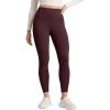 imageCRZ YOGA Womens Fleece Lined Leggings 25  Matte Winter Warm Thermal High Waisted Pants Casual Lounge Yoga WorkoutRipe Plum