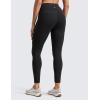 imageCRZ YOGA Womens Butterlift High Waist Workout Leggings with Side Pockets 25quot  Pilates Athletic Gym Yoga Pants Buttery SoftBlack