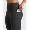 imageCRZ YOGA Womens Butterlift High Waist Workout Leggings with Side Pockets 25quot  Pilates Athletic Gym Yoga Pants Buttery SoftMysterious Grey