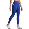 imageCRZ YOGA Womens Butterlift High Waist Workout Leggings with Side Pockets 25quot  Pilates Athletic Gym Yoga Pants Buttery SoftWaves Blue