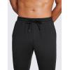 imageCRZ YOGA Mens Cloud Jersey Joggers 29quot Breathable Casual Lounge Workout Soft Sweatpants with Zipper PocketsBlack