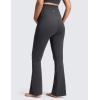 imageCRZ YOGA Women Butterluxe Maternity Flare Leggings with Pockets 31quot  Workout Active Yoga Pregnancy Pants Over The Belly SoftMysterious Grey