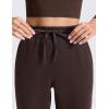 imageCRZ YOGA Cotton Fleece Lined Sweatpants Women 28quot30quot Straight Leg Casual Lounge Sweat Pants for WomenHot Fudge Brown