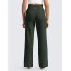 imageCRZ YOGA Womens Butterlift High Waisted Wide Leg Pants with Pockets 29quot31quot33quot  Yoga Lounge Buttery Soft Comfy CasualLegend Green