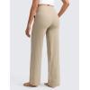imageCRZ YOGA Womens Butterlift High Waisted Wide Leg Pants with Pockets 29quot31quot33quot  Yoga Lounge Buttery Soft Comfy CasualOak