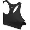imageCRZ YOGA Womens Butterluxe V Neck Sports Bras  Supportive Racerback Wireless Padded Athletic Yoga Crop TopBlack