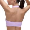 imageCRZ YOGA Butterluxe Halter Sports Bras for Women  Scoop Neck Padded Open Back Yoga Crop Gym Tops Low ImpactElfin Purple