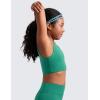 imageCRZ YOGA Girls Butterluxe Longline Sports Bra  Yoga Athletic Casual Tops Scoop Neck U Back Padded Kids TeenCascadia Green