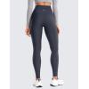 imageCRZ YOGA Womens Fleece Lined Leggings 28  Casual Lounge Workout Yoga Thermal Full Length Pants Winter WarmNavy