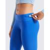 imageCRZ YOGA Womens Fleece Lined Leggings 28  Casual Lounge Workout Yoga Thermal Full Length Pants Winter WarmSparkle Blue