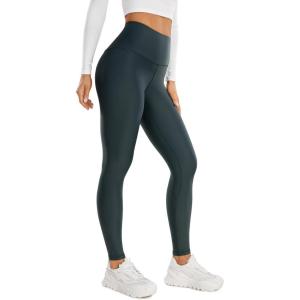 imageCRZ YOGA Womens Fleece Lined Leggings 28  Casual Lounge Workout Yoga Thermal Full Length Pants Winter WarmMelanite