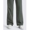 imageCRZ YOGA Cotton Fleece Lined Sweatpants Women 28quot30quot32quot  Straight Leg Casual Lounge Pants with Pockets Winter WarmGrey Sage