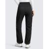 imageCRZ YOGA Fleece Lined Athletic Pants for Women 30quot  Water Resistance Thermal Casual Work Winter Outdoor Joggers WarmBlack