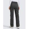 imageCRZ YOGA Fleece Lined Athletic Pants for Women 30quot  Water Resistance Thermal Casual Work Winter Outdoor Joggers WarmInk Gray