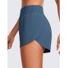 imageCRZ YOGA High Waisted Split Running Shorts for Women 3quot  Comfy Mesh Liner for Workout Athletic GymTrack Quick DryStelindigo