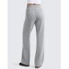 imageCRZ YOGA SoftAura Wide Leg Casual Sweatpants Women 29quot31quot  Modal Lounge Travel Casual Pants with PocketsRhino Grey