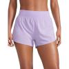 imageCRZ YOGA High Waisted Split Running Shorts for Women 3quot  Comfy Mesh Liner for Workout Athletic GymTrack Quick DryLilac Air