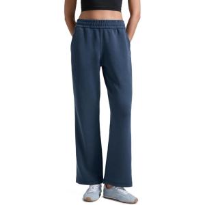 imageCRZ YOGA SoftAura Wide Leg Casual Sweatpants Women 29quot31quot  Modal Lounge Travel Casual Pants with PocketsInk Blue