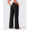 imageCRZ YOGA Butterlift Wide Leg Pants Pockets 29quot31quot33quot  High Waisted Yoga Lounge Buttery Soft Comfy Casual WomensBlack