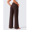 imageCRZ YOGA Butterlift Wide Leg Pants Pockets 29quot31quot33quot  High Waisted Yoga Lounge Buttery Soft Comfy Casual WomensHot Fudge Brown