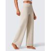 imageCRZ YOGA Butterlift Wide Leg Pants Pockets 29quot31quot33quot  High Waisted Yoga Lounge Buttery Soft Comfy Casual WomensMojave Tan