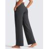 imageCRZ YOGA Butterlift Wide Leg Pants Pockets 29quot31quot33quot  High Waisted Yoga Lounge Buttery Soft Comfy Casual WomensMysterious Grey
