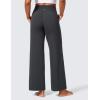 imageCRZ YOGA Butterlift Wide Leg Pants Pockets 29quot31quot33quot  High Waisted Yoga Lounge Buttery Soft Comfy Casual WomensMysterious Grey