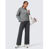 imageCRZ YOGA Butterlift Wide Leg Pants Pockets 29quot31quot33quot  High Waisted Yoga Lounge Buttery Soft Comfy Casual WomensMysterious Grey