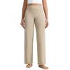 imageCRZ YOGA Butterlift Wide Leg Pants Pockets 29quot31quot33quot  High Waisted Yoga Lounge Buttery Soft Comfy Casual WomensOak