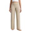 imageCRZ YOGA Butterlift Wide Leg Pants Pockets 29quot31quot33quot  High Waisted Yoga Lounge Buttery Soft Comfy Casual WomensOak