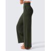 imageCRZ YOGA Butterlift Wide Leg Pants Pockets 29quot31quot33quot  High Waisted Yoga Lounge Buttery Soft Comfy Casual WomensOlive Green