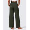 imageCRZ YOGA Butterlift Wide Leg Pants Pockets 29quot31quot33quot  High Waisted Yoga Lounge Buttery Soft Comfy Casual WomensOlive Green