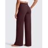 imageCRZ YOGA Butterlift Wide Leg Pants Pockets 29quot31quot33quot  High Waisted Yoga Lounge Buttery Soft Comfy Casual WomensRipe Plum