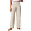 imageCRZ YOGA Butterlift Wide Leg Pants Pockets 29quot31quot33quot  High Waisted Yoga Lounge Buttery Soft Comfy Casual WomensMojave Tan