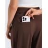 imageCRZ YOGA 4Way Stretch Wide Leg Work Pants for Women 29quot  Bussiness Casual Dress Trousers with PocketsLava Brown