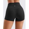 imageCRZ YOGA Butterluxe Biker Shorts 25quot High Waisted Yoga Workout Spandex Womens Running Volleyball BootyBlack
