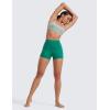 imageCRZ YOGA Butterluxe Biker Shorts 25quot High Waisted Yoga Workout Spandex Womens Running Volleyball BootyCascadia Green