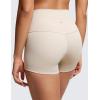 imageCRZ YOGA Butterluxe Biker Shorts 25quot High Waisted Yoga Workout Spandex Womens Running Volleyball BootyMojave Tan