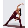 imageCRZ YOGA Butterluxe Racerback Crop Tank Tops for Women  Padded YBack Longline Sports Bras Scoop Neck Workout YogaRed Merlot