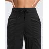 imageCRZ YOGA Lightweight Workout Joggers for Women 26quot285quot305quot  Outdoor Running Casual Pants with PocketsBlack